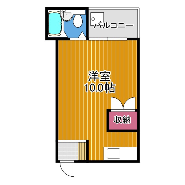 野村学生マンションの間取り