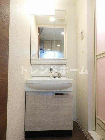 プレサンス難波クチュールの独立洗面台|選べる家電プランあり！！