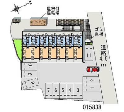 【区画図】 | レオパレス笠間 | 画像3