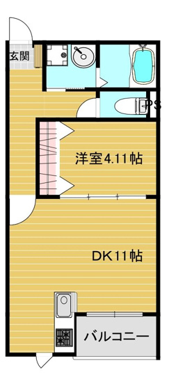 【間取り】 | TKパリスⅠ | 現況優先。