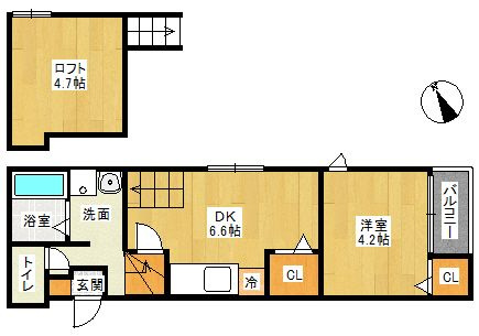 【間取り】 | Maison de Hakozaki | 現況優先。