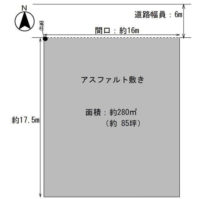 岐阜市木ノ下町２丁目の駐車場の間取り
