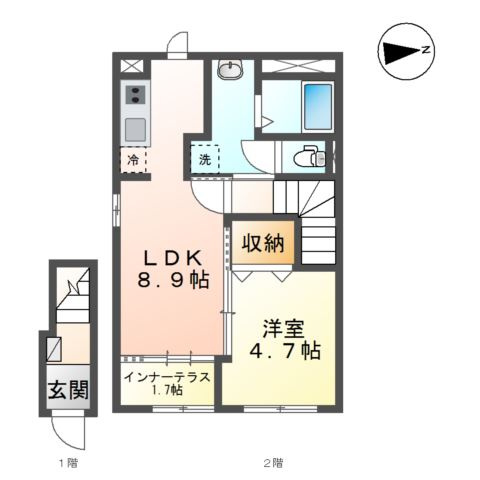 アラ・ミゾンの間取り