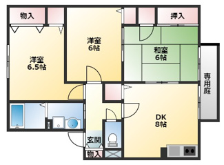 【間取り】 | Ｍ‘Ｓクレアール
