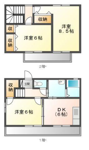 コージーコートの間取り