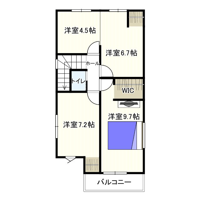 江俣2丁目【1号棟】の間取り|2F