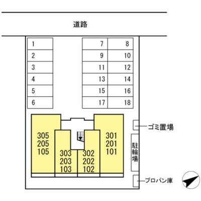 【区画図】 | ジェルメⅡ