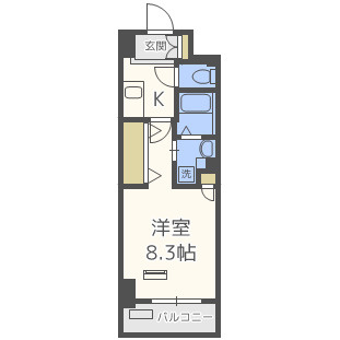 【間取り】 | エスカーサ大阪WEST九条駅前