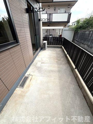 【バルコニー】 | セジュール渡邊D棟 | 南西向き