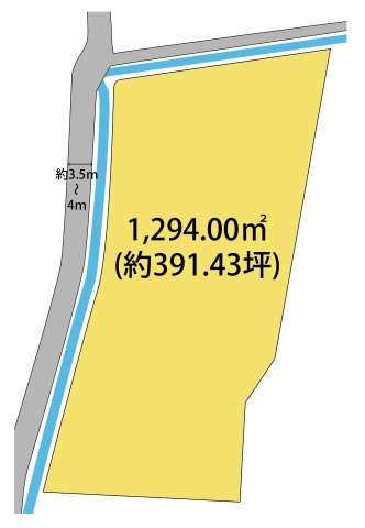 和歌山市大谷・土地・126985の区画図