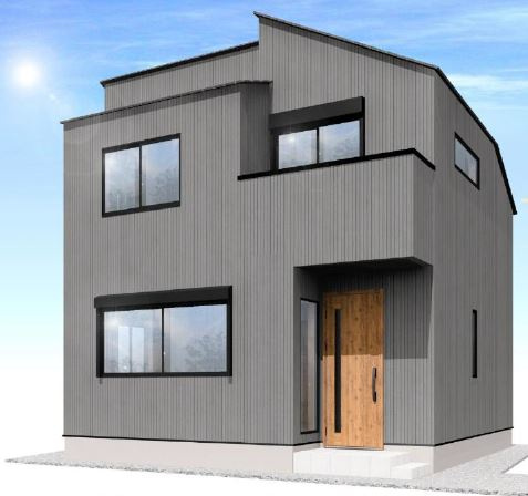 仲介手数料無料　横浜市中区豆口台の外観パース