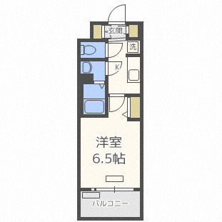 【間取り】 | プレサンスOSAKA　DOMECITYスクエア