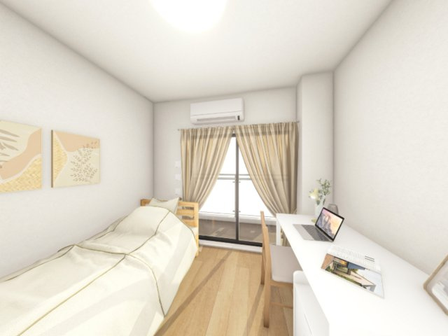 (仮称)UniLife京都今出川学生会館の居間・リビング|※1Kタイプ　イメージです