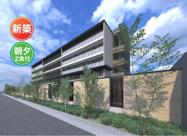 (仮称)UniLife京都今出川学生会館の外観パース|※完成予想図