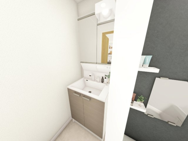 (仮称)UniLife京都今出川学生会館の洗面所|※イメージです