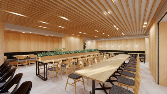 学生会館京都西陣レジデンスのその他共用部分|食堂※イメージ