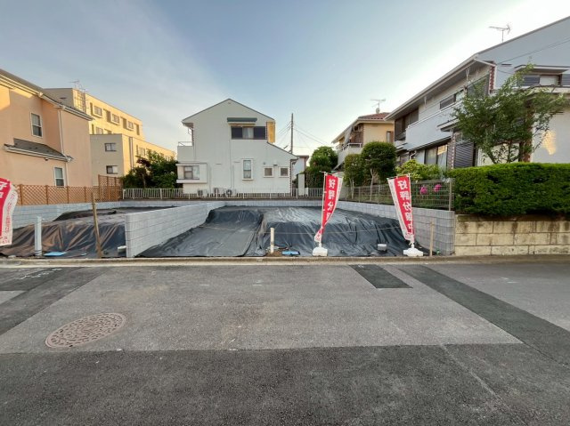 売地　みずほ台駅　1号地の前面道路含む現地写真|前面道路含む現地写真です