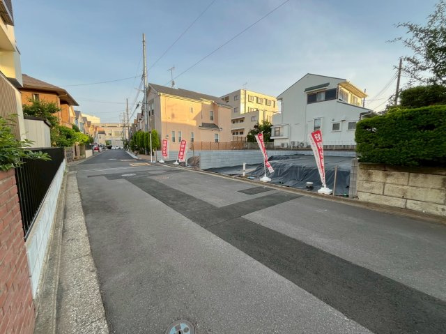 売地　みずほ台駅　1号地の前面道路含む現地写真|前面道路含む現地写真です