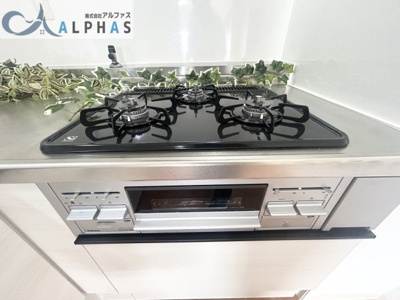 【キッチン】 | メゾンドール明石山ノ手台 | ３口ガスコンロ♪