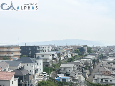 【展望】 | メゾンドール明石山ノ手台 | バルコニーから明石海峡大橋が望めます♪