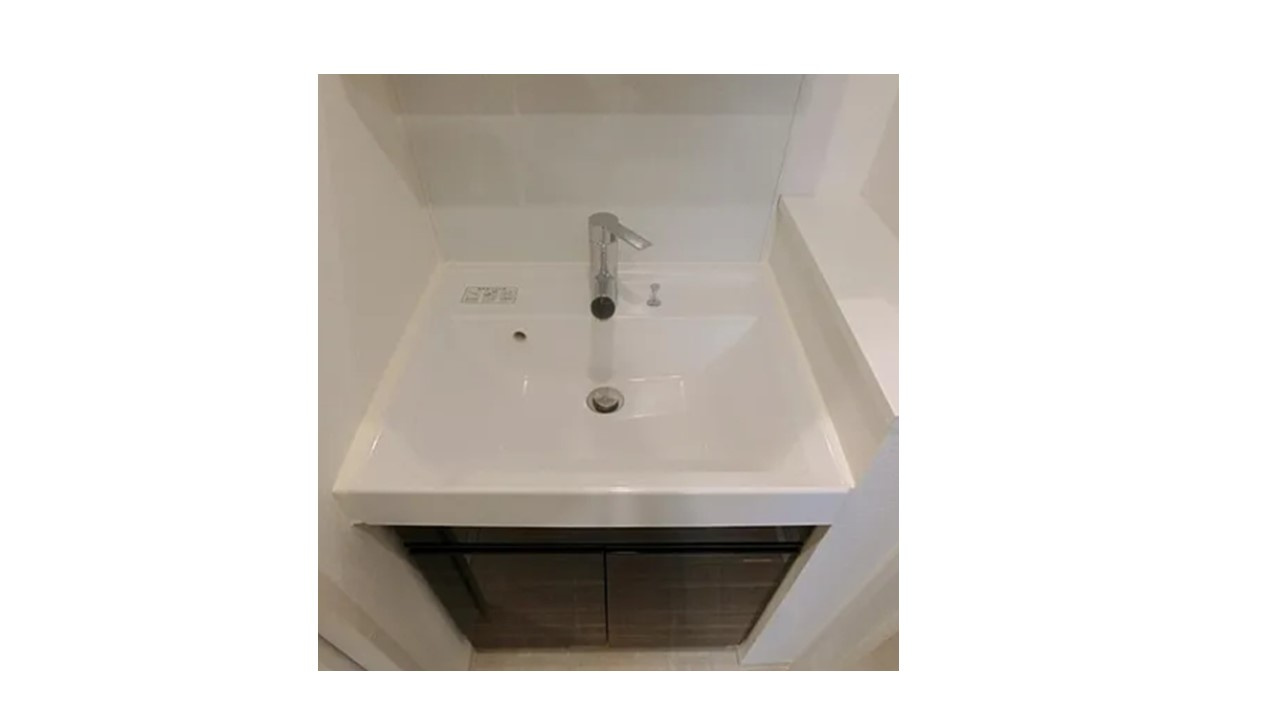 京都市上京区小山町　大型希少一棟マンション　二条駅　の独立洗面台