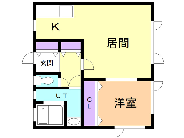 セジュール弐番館の間取り
