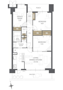 【間取り】サンクレイドル郡山パークサイド 