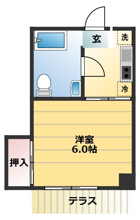 西が丘レヂデンスの間取り