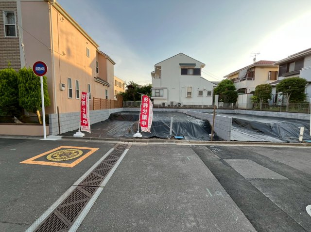 売地　みずほ台駅　2号地の前面道路含む現地写真|前面道路含む現地写真です