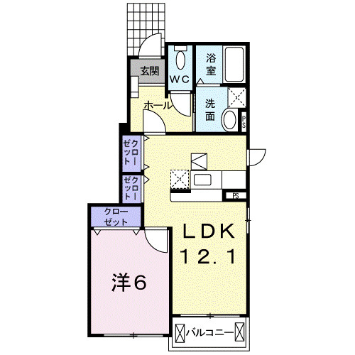 フォーゲルＢの間取り