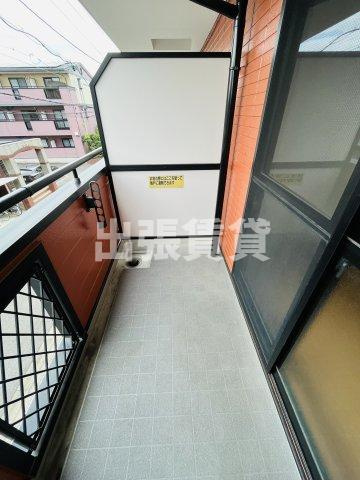 Y’sハイツのバルコニー