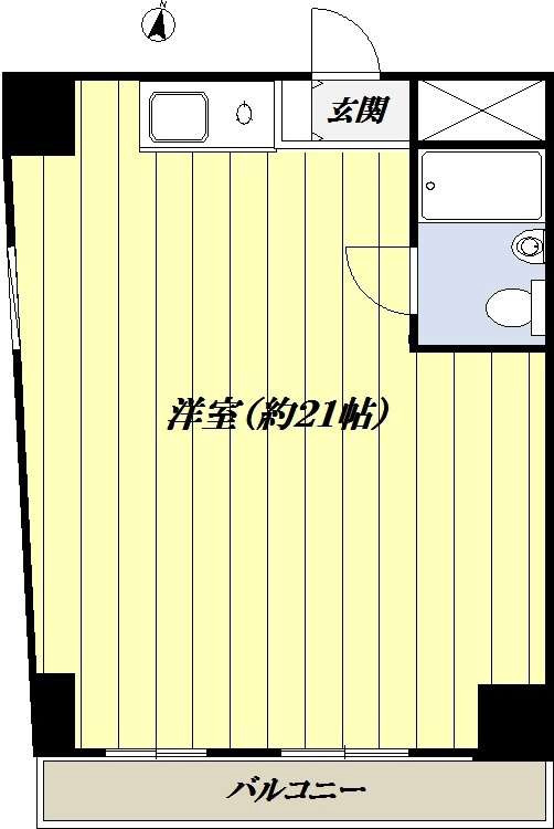 西新宿ダイヤモンドパレスの間取り