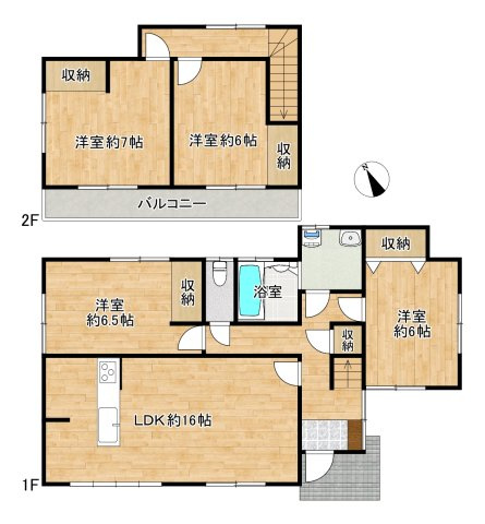太白区鈎取4丁目の間取り