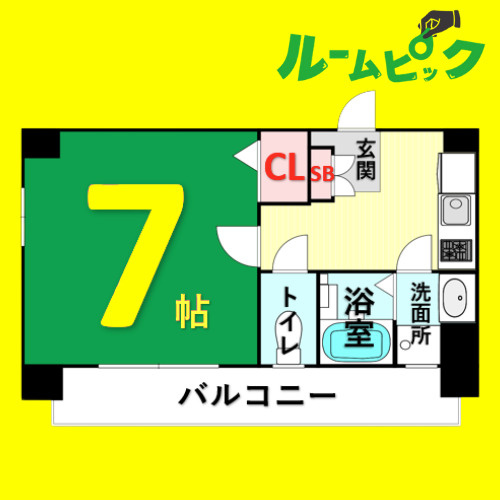 アマデウス那古野　名古屋市賃貸　仲介手数料無料の間取り