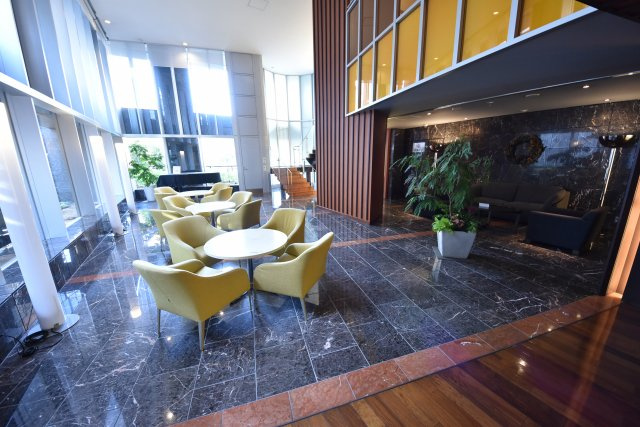 シティタワー堀江のエントランス