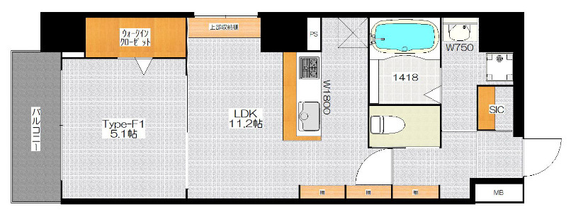 BRAVE北新町の間取り