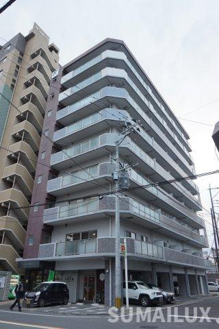 熊本市中央区水前寺１丁目の賃貸マンションのエントランス