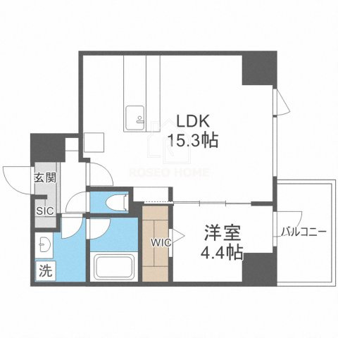 BRAVE徳井町の間取り
