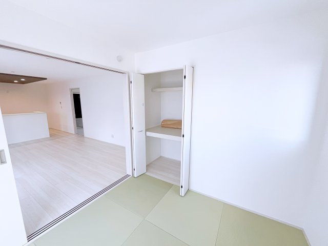 新築戸建・建売　郡山市深沢二丁目　GRAFARE　全2棟の浴室|浴室乾燥機付きで雨の日や花粉の時期でも室内干しができるので安心です！