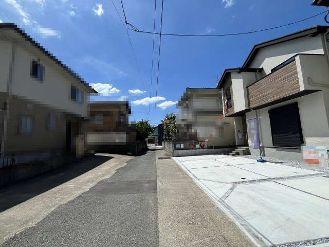 【その他】 | 糟屋郡須恵町旅石5期　1号棟（全2棟）【仲介手数料無料・0円】 | 現地写真。前面道路です。