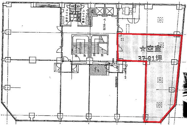 大阪弁護士ビルの区画図