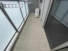 プレジールカンフリエのバルコニー