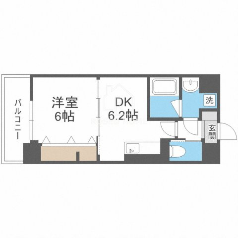 vert soleit真田山の間取り