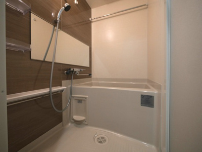 【浴室】 | プレサンス緑橋ソレアス | 落ち着いた空間のお風呂です