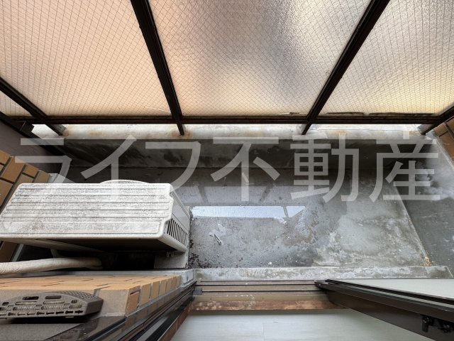 ガーデンハイツのバルコニー|陽当たり良好なバルコニーです