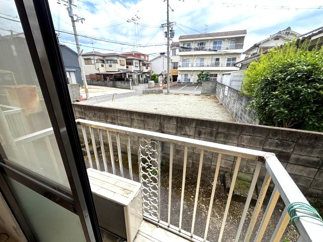 リバーヒル喜志のバルコニー