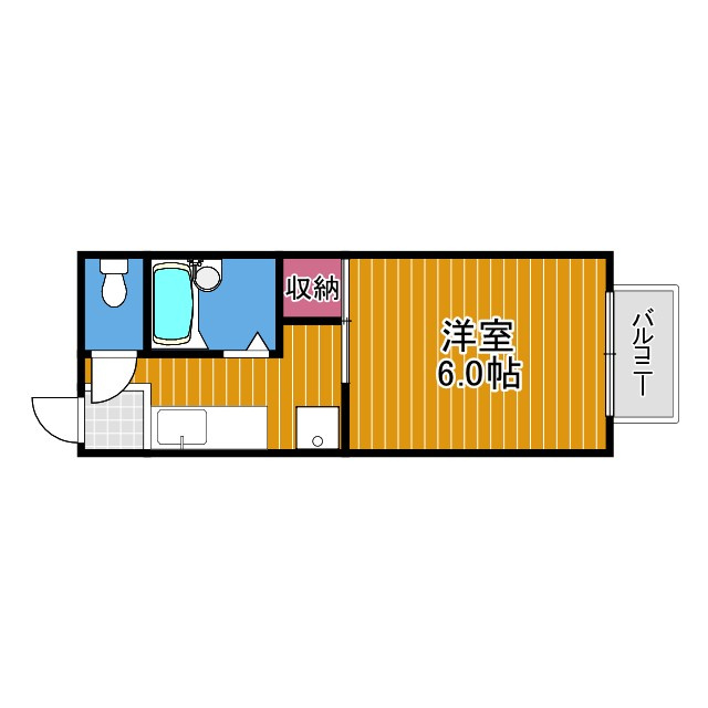 リバーヒル喜志の間取り