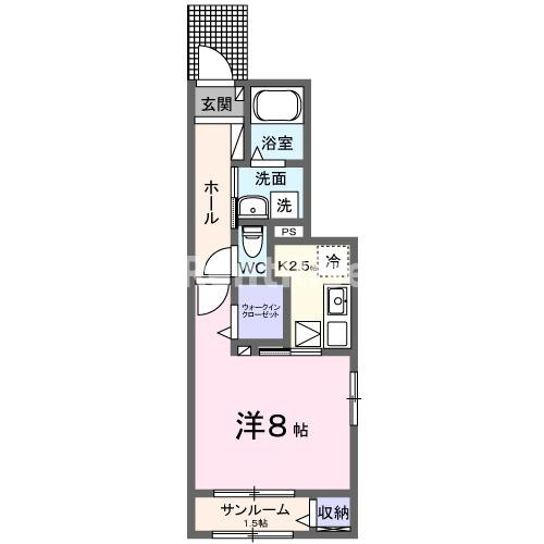 フォレストソレイユⅧの間取り|間取図