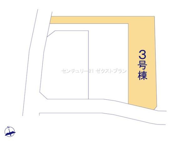 富岡富岡第13 3号棟の区画図|区画図