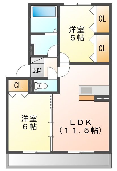 メゾンＯＴＣの間取り